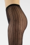 Cette ribbed fishnet tights | 441-12zwarL/XL=44-50&nbsp;