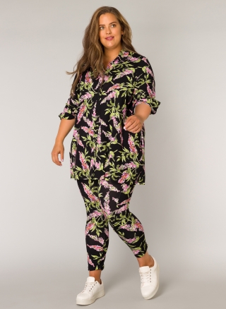 COLLETTA legging bloem print | 900016713300(46)&nbsp;