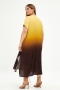 Mat fashion jurk overloop kleuren | 81017078PALE/YELLS=44-46&nbsp;