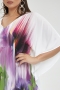 Mat fashion jurk bloem opdruk | 81017103WHITO/S&nbsp;