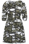 ZHENZI jurk grafische print | 200233ARWAS=42-44&nbsp;