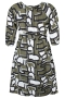 ZHENZI jurk grafische print | 200233ARWAS=42-44&nbsp;