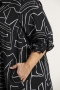 Gozzip blouse Arna print | G244045blac/whitXL=54/56&nbsp;