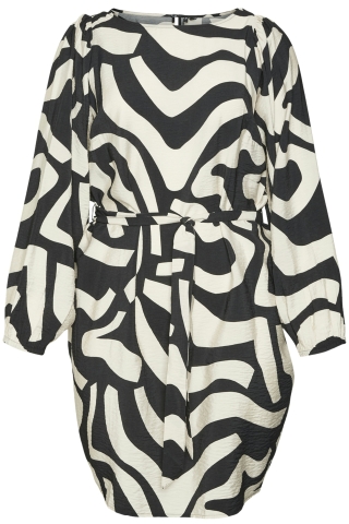 VERO MODA curve ECO jurk JOSIE | 10323064BLAC/GRAF50&nbsp;