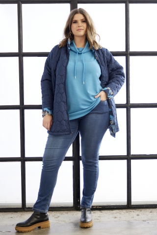 ZHENZI jas Samira 2 zijdig | 200343NAVYXXL=58&nbsp;