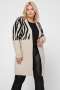 ONLY vest Jade rand dessin | 15324903BLAC/WHCAM=46/48&nbsp;