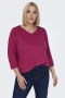 ONLY shirt LINNE V hals elastiek zoo | 15334228GRNIM=46/48&nbsp;