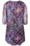 ZHENZI jurk Dido voile print | 2005534266S=42-44&nbsp;