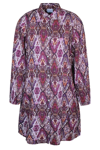 ZHENZI jurk Dove print | 2005624266L=50-52&nbsp;