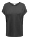 ONLY ECO shirt QUEEN glitter | 15331428BLAC/SILVM=46/48&nbsp;