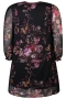 ZHENZI jurk voile print Jimena | 200381SOBAS=42-44&nbsp;