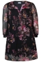 ZHENZI jurk voile print Jimena | 200381SOBAS=42-44&nbsp;