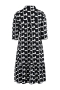 Studio jurk Imi jersey print | S251833blac/whitL=50/52&nbsp;