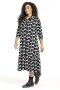 Studio jurk Imi jersey print | S251833blac/whitL=50/52&nbsp;