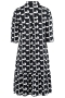 Studio jurk Imi jersey print | S251833blac/whitL=50/52&nbsp;