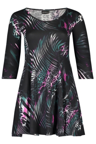 Tuniek Michel a-line print Ophilia | Michel a-lineleav5=52-54&nbsp;