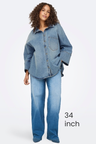 ONLY jeans CARWILLY wide | 15337299MEBL/L3444&nbsp;