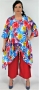 Luna Serena birgit string print | birgit string77blue/rood46-56&nbsp;