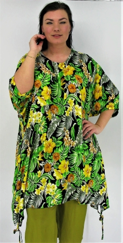 Luna Serena tuniek ebony lime geel | ebony70lime/geel46-60 big&nbsp;