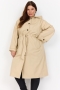 Wasabi jas trenchcoat look | W10354SANDS=42-44&nbsp;