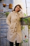 Wasabi jas trenchcoat look | W10354SANDS=42-44&nbsp;