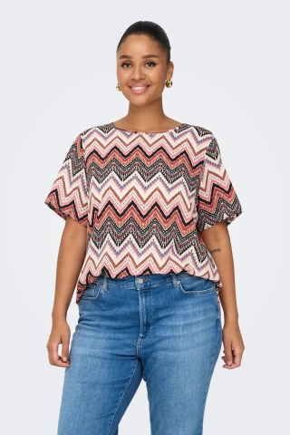 ONLY eco blouse korte mouw | 15218353-pTARM/KAGR48&nbsp;
