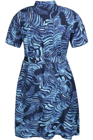 ZHENZI jurk Macy palmprint | 2008355355XXL=58&nbsp;
