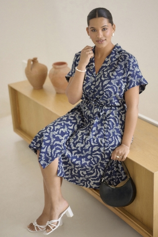 Kaffe Curve eco jurk Beate | 10583231K14744&nbsp;