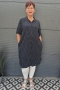 Bagoes lange blouse oprolmouw stip | B002013P-4blau/witM=46-48&nbsp;