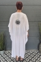 Bagoes kaftan jurk borduur | B004010zwar/beigBig Size&nbsp;