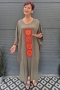 Bagoes kaftan jurk borduur | B004010zwar/beigBig Size&nbsp;