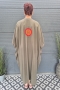 Bagoes kaftan jurk borduur | B004010zwar/beigBig Size&nbsp;