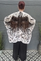 Bagoes kimono kort vogel print | B003011V1wit/bruiBig Size&nbsp;