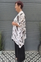 Bagoes kimono kort vogel print | B003011V1wit/bruiBig Size&nbsp;