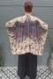Bagoes kimono kort vogel print | B003011V2zand/paarBig Size&nbsp;