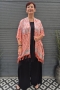 Bagoes kimono kort pailletten franje | B003011Croze/oranBig Size&nbsp;