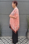 Bagoes kimono kort pailletten franje | B003011Croze/oranBig Size&nbsp;