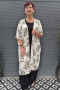 Bagoes kimono lang palmboom print | B003010Pwit/olijBig Size&nbsp;