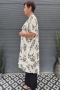 Bagoes kimono lang palmboom print | B003010Pwit/olijBig Size&nbsp;