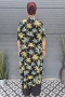 Bagoes kimono lang palmboom print | B003010Pwit/olijBig Size&nbsp;