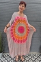Bagoes jurk lang pailletten v-hals | B003012Croze/oranBig Size&nbsp;