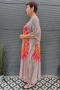 Bagoes jurk lang pailletten v-hals | B003012Croze/oranBig Size&nbsp;