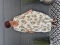 Bagoes jurk lang palmboom v-hals | B003012Pwit/olijBig Size&nbsp;