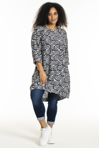 Studio jurk Lonetta | S254832navy/offwM=46/48&nbsp;