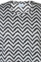 Zhenzi jurk zigzag | 200475zwarS=46-48&nbsp;