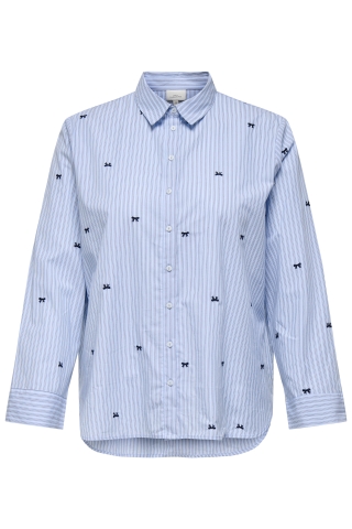 ONLY ECO shirt strikjes | 15355693SERE/BLAC46&nbsp;