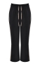 Mat fashion broek met bies | 84012018BLACM=48-50&nbsp;