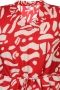 ZHENZI rode print jurk Oney | 200926TAREM=46-48&nbsp;