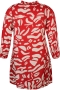 ZHENZI rode print jurk Oney | 200926TAREM=46-48&nbsp;