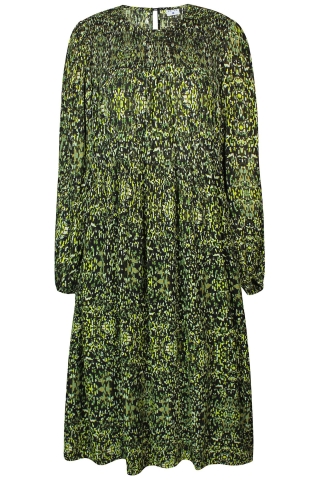 ZE-ZE Jurk print | 500342GRENXL=48&nbsp;